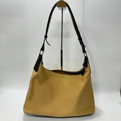 ★-36 GIORGIO ARMANI ジョルジオ アルマーニ ハンドバッグ ワンショルダー イエロー系 レディース バッグのサムネイル