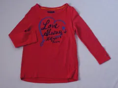 トミーヒルフィガー tommy hilfiger アウトレット 子供服 女の子 約 100cm 長袖 Tシャツ ロンT 赤 春 夏 ★2 トップス ガールズ 女児 キッズ プチプラ 【中古】 ユーズド リサイクル こども