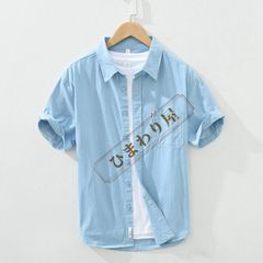 ボタンダウン シャツ メンズ 半袖 シャツ カジュアル シャツ 半袖 シャツ ビジネス 夏 紳士服mumas01☆DZ10