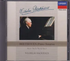 CD バックハウス, ベートーヴェン ベートーヴェン : ピアノ・ソナタ第4番変ホ長調 POCL3240 LONDON /00110
