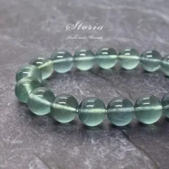 ブルーグリーン フローライト（蛍石）10mm珠 ブレスレット