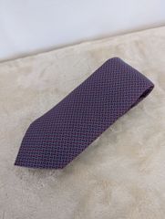 美品 匿名配送 即購入可 エルメス HERMES ネクタイ  H柄 パープル