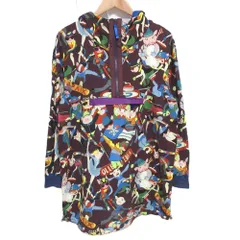 美品 OLLEBOREBLA オレボレブラ ALBEROBELLO アルベロベロ ぶたさん アノラックチュニックシャツ パーカー ボルドー レディース 古着 中古 USED