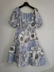 ZARA(ザラ) フラワー オフショルダー ワンピース