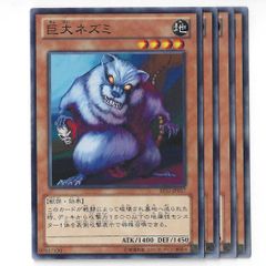 【4枚セット】巨大ネズミ