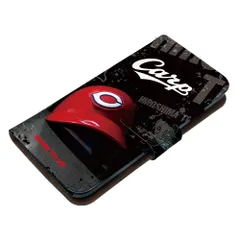 広島東洋カープ 正規品 Galaxy S25 SC-51F ケース 手帳型 スマホケース [デザイン:39.赤ヘル/マグネットハンドあり] カープ坊や グッズ