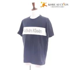 ■ カルバンクライン Tシャツ 半袖 トップス 丸首 ロゴ メンズ レディース L ブラック タグ付き 新品 未使用