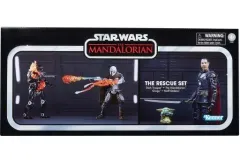 【中古】フィギュア 4パック レスキュー・セット 「マンダロリアン」 VINTAGEシリーズ 3.75インチ・アクションフィギュア