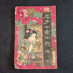 彩色 木版画 表紙絵◆尼子十勇士伝◆中 絵入 戯作 小説 明治 時代物 UKIYOE 骨董 古美術 古文書 古書#和本～江戸屋～