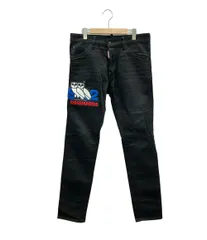 ディースクエアード ワッペンストレッチデニムパンツ ジーンズ メンズ SIZE 48 (L) DSQUARED2