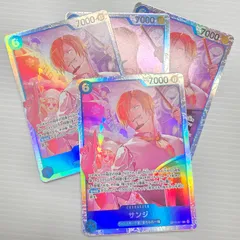ワンピースカードゲーム 神速の拳 サンジ SR OP11-051 4枚セット