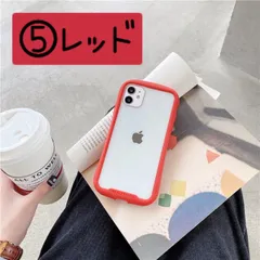 iPhoneケース 韓国 赤 レッド クリアケース 透明 12 13 かわいい