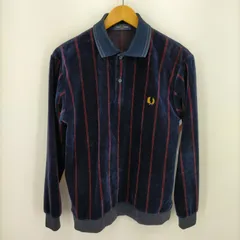 フレッドペリー FRED PERRY ストライプベロア長袖ポロシャツ メンズ JPN：S のサムネイル