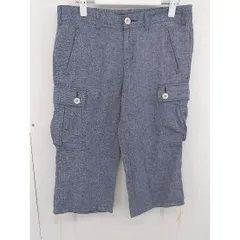 ◇ green label relaxing グリーンレーベル UNITED ARROWS クロップド パンツ サイズ40 ネイビー レディース  【中古】 【1205120001800】