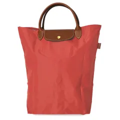 新品 ロンシャン LONGCHAMP ハンドバッグ ル プリアージュ オリジナル ショッピングバッグ Mサイズ トマト
