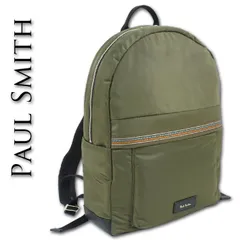 ポールスミス Paul Smith ナイロン/牛革 リュック メンズ カーキ