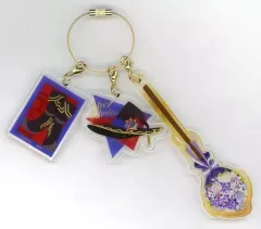 【中古】キーホルダー エペル・フェルミエ ブルームバースデー箒のワイヤーアクリルチャーム 「ディズニー ツイステッドワンダーランド」 エペルの誕生日記念グッズ