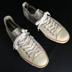 MIHARA YASUHIRO/ミハラヤスヒロ★バイカラー/スニーカー【27.5/アイボリー×銀/ivory×silver】sneakers/Shoes/trainers◆bG-121  #-19t