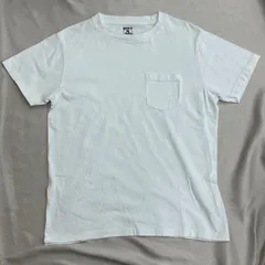 BEN DAVIS 胸 ポケット コットン Tシャツ　M ホワイト　白　シンプル　ワーク　ウェア　ベン デイビス　無地