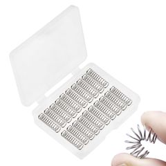 新品 Aicosineg 圧縮バネ 304ステンレス 線径0.3mm 外径4mm 長さ15mm 20個入り バネ ステンレス鋼スプリングコイル 圧縮ばね コイルばね 圧縮スプリング 圧縮コイルばね DIY 修理 実験用 家庭修理用 収納ケース付きのサムネイル