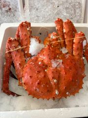 残り1杯　北海道産　ジャンボサイズ　ボイルタラバ蟹姿　約3.9k