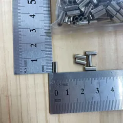 【新品】公式Shop　TSロック 8号　1000個入り　ワイヤーロック　かしめ　加締め　【関連商品】だるまロック　ダルマロック　針　アラ釣り　クエ釣り　サルカン　スナップ　スイベル　海釣り　兼子漁具のサムネイル