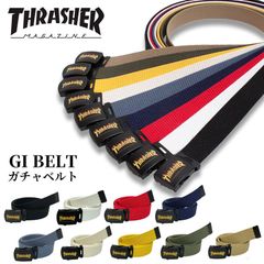 スラッシャー THRASHER ベルト GI デザインベルト ガチャベルト 32mm ロゴ ファッション メンズ レディース ユニセックス カジュアル thr016 日本正規品