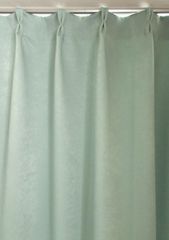 【防炎 3級遮光・日本製 (BM0002)】省エネ 断熱 無地カーテン 幅150cmX丈220cm(２枚入)