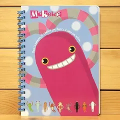 Mokeke(モケケ)B6ダブルリングノート(アップ)
