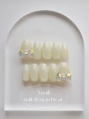 Aurora Ribbon - Yellow Cream