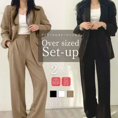スーツ カジュアル レディース 上下セット オフィススーツ 全3色 きれいめ オフィス 長袖 ジャケット パンツ 2点セット 肩パット フレアパンツ おしゃれ かわいい 韓国 黒 白 カーキ 無地 上下セット カジュアルスーツ 袖ボタン 中厚手 ポケット付き