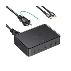 ボルトミー VOLTME USB急速充電器 Revo 240 PD3.1 USB PD（パワーデリバリー）対応 240WP USB-C×4/USB-A×2 USB-C端子ケーブル付き ブラック V2248のサムネイル