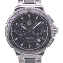 タグホイヤー TAG HEUER CAH1212.BA0862 フォーミュラ1 レディ ダイヤ/SS/セラミック クロノグラフ クォーツ ユニセックス 美品 R#141305