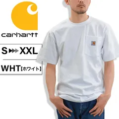Carhartt カーハート K87 Tシャツ メンズ 半袖 ポケット付き ヘビーウェイト WHT ホワイト 各サイズあり【新品・正規品】