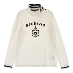 美品 archivio アルチビオ 長袖シャツ モックネック ボーダー サイズS