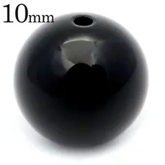 オニキス 粒売り ビーズ ラウンド 1粒 10mm バラ売り ブラックオニキス 天然石 パワーストーン 黒瑪瑙 onyx クリスマス 贈り物 ギフト プレゼント