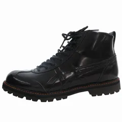 オニツカタイガー Onitsuka Tiger MEXICO RINKAN リンカンブーツ スニーカー ハイカットシューズ エナメルレザー 25.5 黒 ブラック 1183A748 /FF