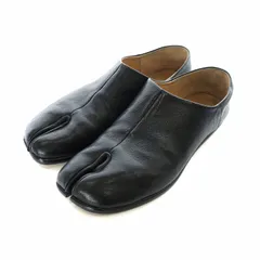 マルタンマルジェラ 22 Martin Margiela 22 足袋 シューズ タビ バブーシュ スリッポン レザー ラクダ革 フラット 42 27cm 黒 ブラック S57WR0051 ■GY18 /MQのサムネイル