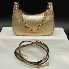 【正規新品】マイケルコース　ミニ　ポシェット　本革　ペールゴールド