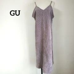 GU ジーユー コーデュロイ キャミソール ワンピース
