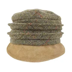 ハリスツイード Harris Tweed Bronte SHIPPER CAP HERRINGBONE ヘリンボーン柄 ウールキャップ メンズ  57のサムネイル