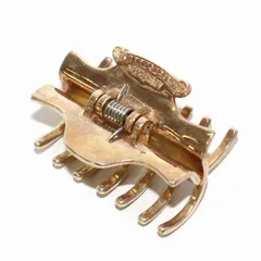 クロムハーツ CHROME HEARTS CHプラス ヘアクリップ バレッタ 髪留め 925 ゴールドカラー /KH ☆AA★のサムネイル