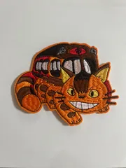 ネコバス 猫 バス アイロンワッペン