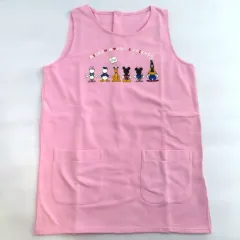 【中古】衣料雑貨 集合(後ろ向き) エプロン ピンク Mサイズ 「ミッキー＆フレンズ」