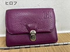 【極美品】ヒロフ 二つ折り財布 エンボスロゴ シボ革 ブラック 男女兼用 2025年最新】hirofu ヒロフ 財布の人気アイテム - メルカリ