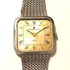 稼働品】ユニバーサルジュネーブ 腕時計 シルバー 842639 3129806 