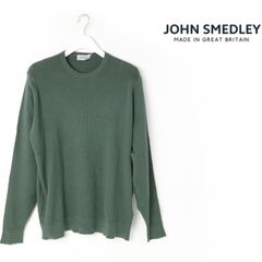 JOHN SMEDLEY Vネック サマーニット ライトグリーン M(L相当) - メルカリ