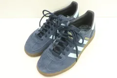 【中古】 adidas レディーススニーカー 23.5cm Handball Spezial adidas 23.5cm 紺 ネイビー 水色 アクアブルー