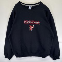 古着 90's/90年代 トミーヒルフィガー   セーター ニット ワンポイントロゴ刺繍 旧ロゴ XXL  ホワイト系 メンズ TOMMY HILFIGER - 古着 90's/90年代 トミーヒルフィガー TOMMY