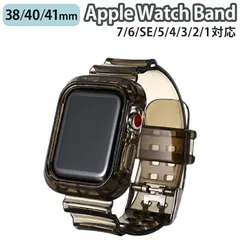 applewatch series 9/8/7/6/SE/5/4/3/2/1 (38mm/40mm/41mm/42mm/44mm/45mm) 対応 バンド ベルト 一体型 10段階調節 男女兼用 防水性 クリア ネオン 蛍光 ブラック 【w002-】【★A】